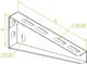 Baks Wysiegnik wzmocniony WWS/WWSO100 115x80mm