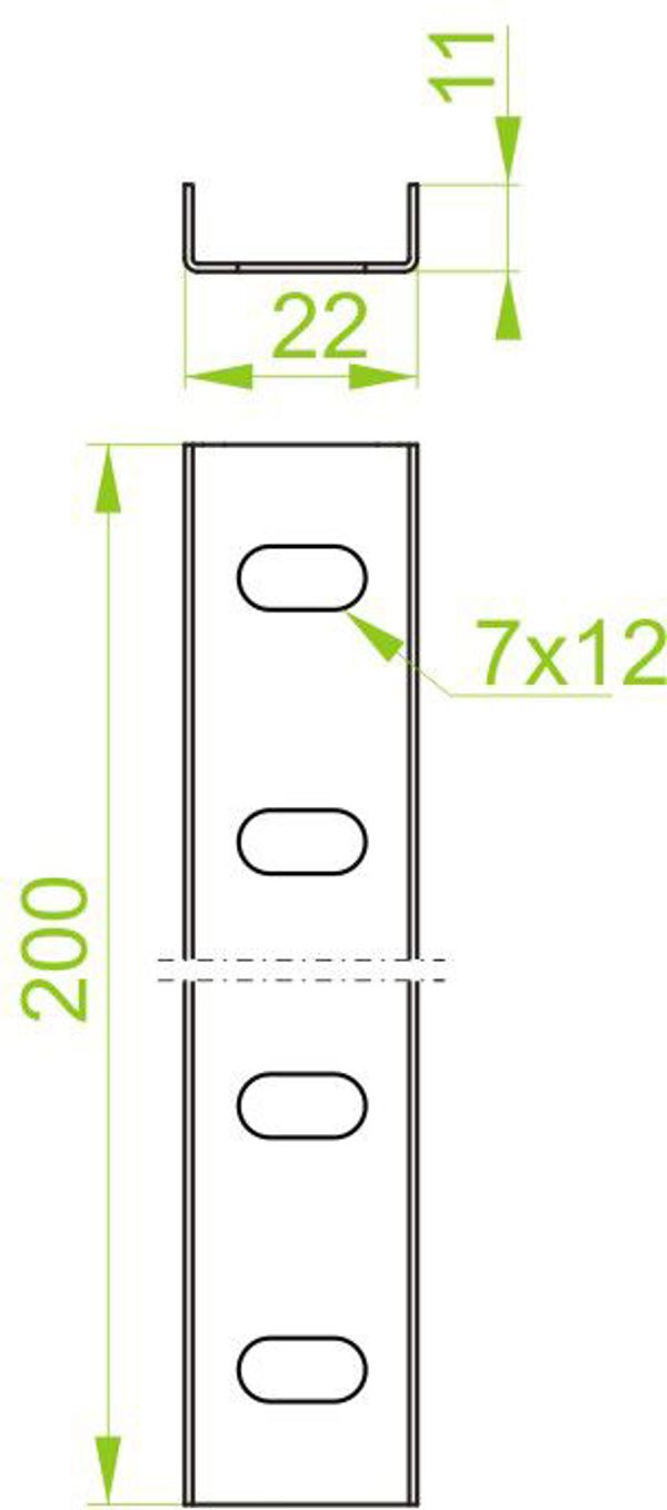 Baks Σύνδεσμος καναλιού LCW20H10 (669000)