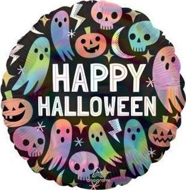 Μπαλόνι foil Pastel Halloween Holographic 43cm
