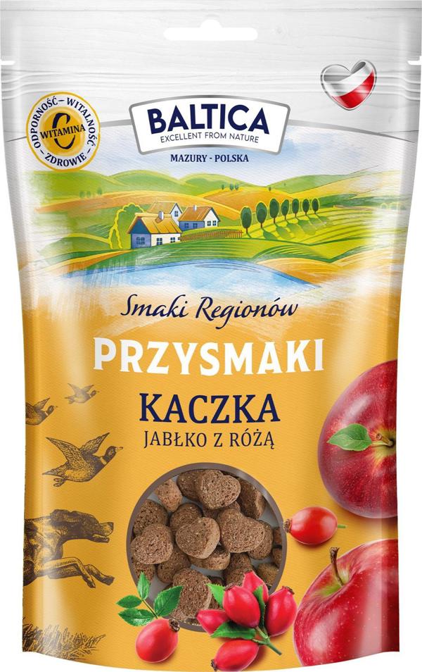 Baltica Przysmak Kaczka z jablkiem i roza 150g