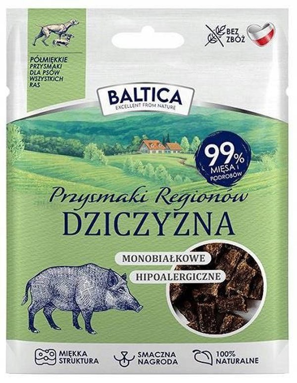 Baltica Przysmaki Regionow Ημιμαλα Κρεατα Αγριου 30g