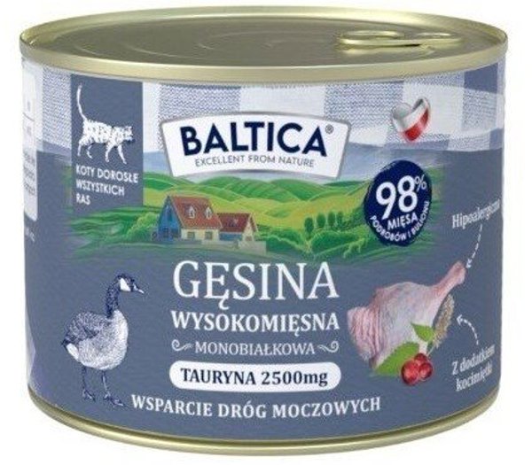 Baltica Smaki Regionow Γεύση Χήνας για Ενήλικες Γάτες 185g