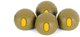 Ball Feet Set Vibram 55mm, Coyote Tan