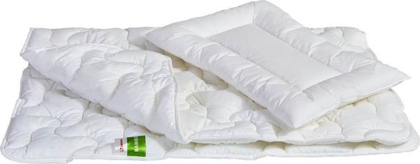 Senna Baby Βρεφικό Σετ Κρεβατοκάμαρας Bamboo Αντιαλλεργικό 90x120+40x60 Λευκό