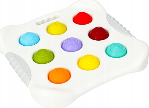 Bam Bam Πίνακας Αισθητηριακής Αντίληψης Sensory Board, 9 Μαλακά Ημισφαίρια, Πολύχρωμο