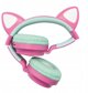 Barbie Cat’s ears shape wireless rechargeable headphones with lights