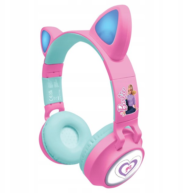 Barbie Cat’s ears shape wireless rechargeable headphones with lights