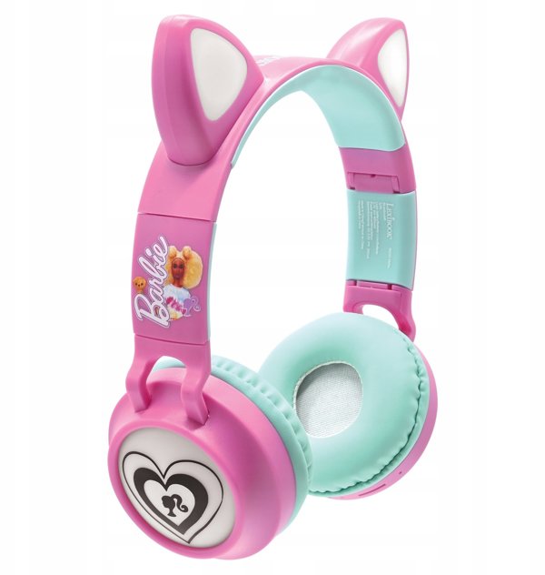 Barbie Cat’s ears shape wireless rechargeable headphones with lights