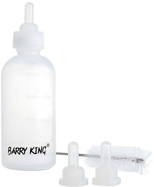 Barry King Μπουκάλι για Σίτιση Κουταβιών και Γατακιών, 3 θηλές + βουρτσάκι, 60 ml
