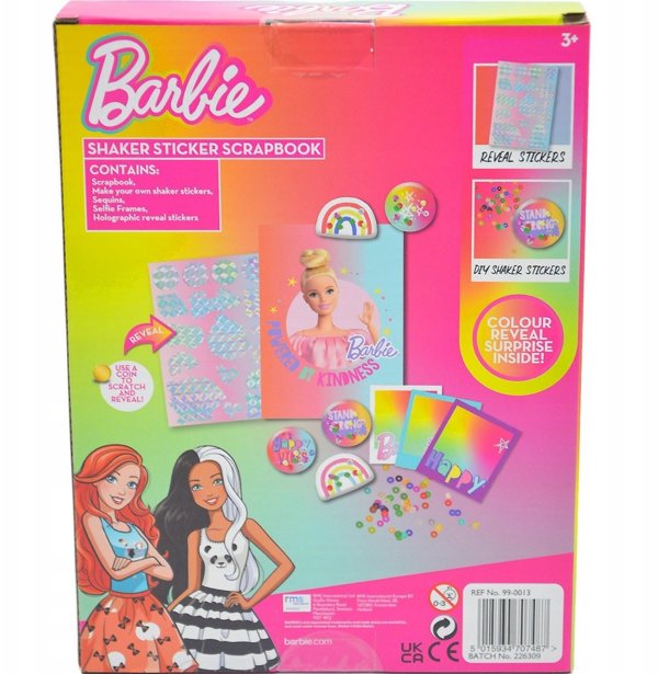 Barbie notatnik z naklejkami