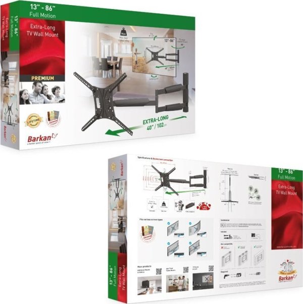 Barkan Barkan Uchwyt ścienny BM443XL 13'' - 86'' [outlet]
