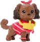 Barbie Jednakowa stylizacja Lalka i piesek - Paski (JFP37)