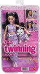 Barbie Jednakowa stylizacja Lalka i piesek - Kwiatki (JFP39)