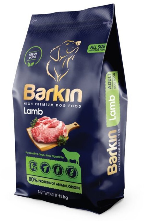 Barkin Τροφή για Σκύλους Αρνίσιο Mini 15kg