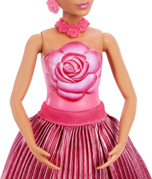 Barbie Λουλουδένια έκπληξη με κόκκινο τριαντάφυλλο JMF56 JFM59