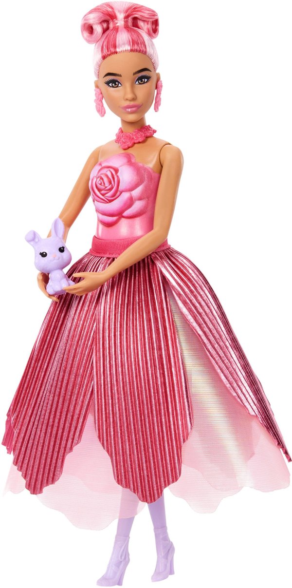 Barbie Λουλουδένια έκπληξη με κόκκινο τριαντάφυλλο JMF56 JFM59