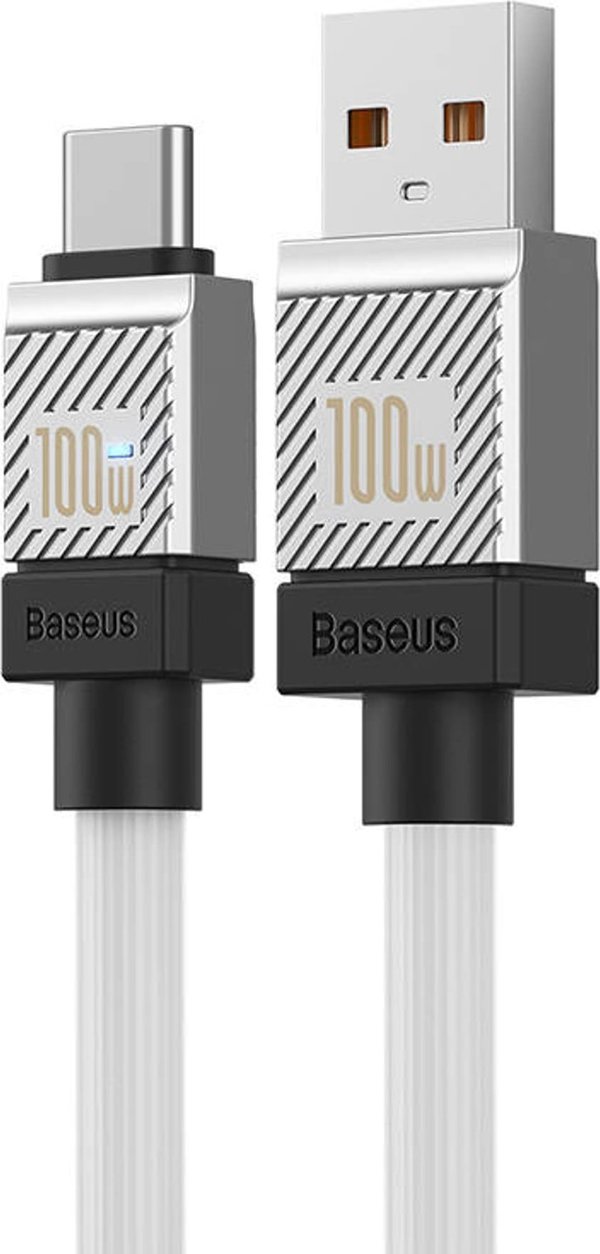 Baseus cable CoolPlay USB - USB-C 2m 100W white