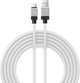Baseus cable CoolPlay USB - USB-C 2m 100W white
