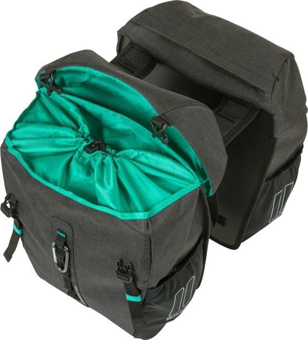 Basil Διπλή Τσάντα Ποδηλάτου Discovery M, 18L, Μαύρη, Πολυεστέρας