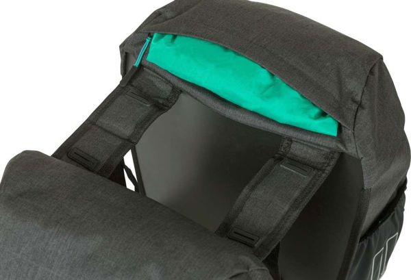Basil Διπλή Τσάντα Ποδηλάτου Discovery M, 18L, Μαύρη, Πολυεστέρας