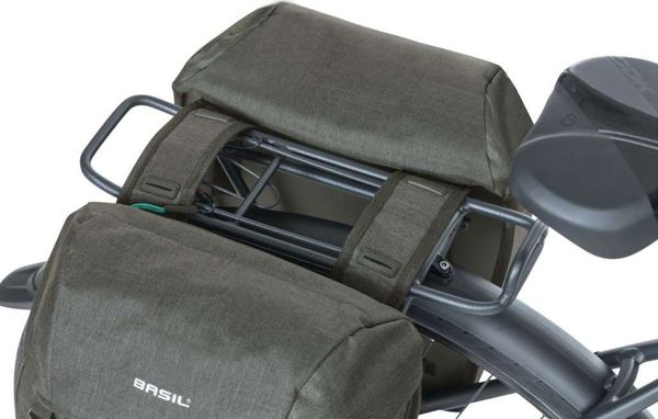 Basil Διπλή Τσάντα Ποδηλάτου Discovery M, 18L, Μαύρη, Πολυεστέρας