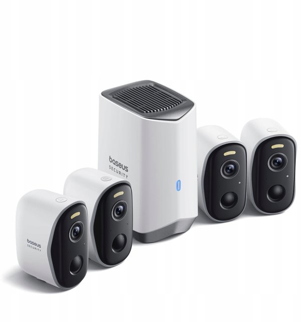 Baseus Security N1 Plus Outdoor Kamera 2K 4-Cam Kit