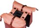 Basil Διπλή Τσάντα Ποδηλάτου Vive Double Pannier Bag, 28-35L, Με MIK System, Μπορντό/Ροζ