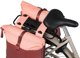 Basil Διπλή Τσάντα Ποδηλάτου Vive Double Pannier Bag, 28-35L, Με MIK System, Μπορντό/Ροζ