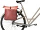 Basil Διπλή Τσάντα Ποδηλάτου Vive Double Pannier Bag, 28-35L, Με MIK System, Μπορντό/Ροζ