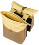 Basil Vive Διπλή Τσάντα Ποδηλάτου 28-35L με Universal Bridge System – Sand/Yellow