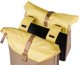 Basil Vive Διπλή Τσάντα Ποδηλάτου 28-35L με Universal Bridge System – Sand/Yellow