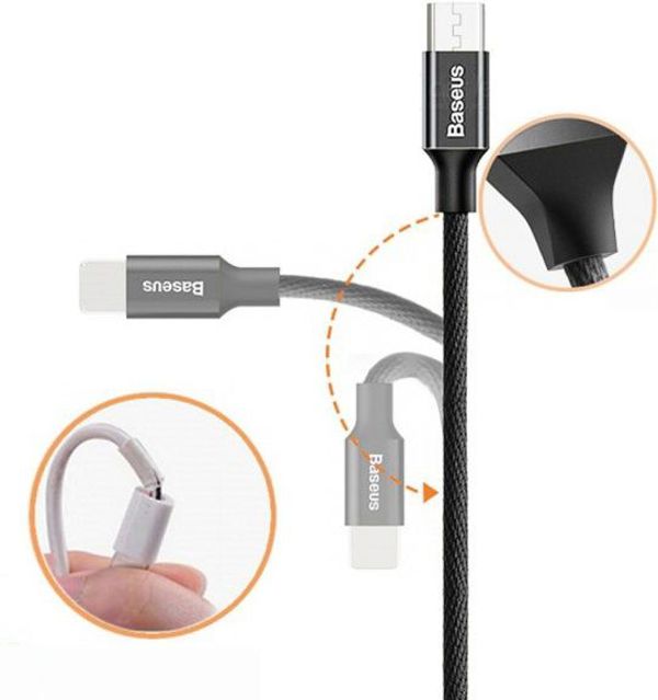 Baseus cable Yiven USB - microUSB 1,5 m 2A black