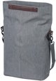 Basil City Shopper Τσάντα Ποδηλάτου Μονή 14-16L, MIK Hooks, Grey Melee