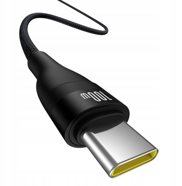 Καλώδιο Baseus Flash 2 USB-A σε USB-C, 100W, 1m, Μαύρο
