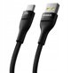 Καλώδιο Baseus Flash 2 USB-A σε USB-C, 100W, 1m, Μαύρο