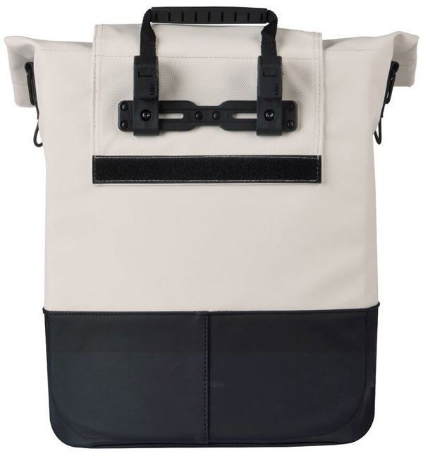 Basil Cove Τσάντα Ποδηλάτου Single 14-16L, MIK Hooks, Off-White/Black