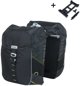 Basil Miles Διπλή Τσάντα Ποδηλάτου, MIK System, 34L, 100% Αδιάβροχη, Black Lime