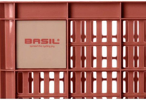Basil Καλάθι για τιμόνι/σχάρα BASIL BICYCLE CRATE M, 29.5L, terra red