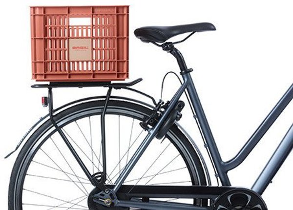 Basil Καλάθι για τιμόνι/σχάρα BASIL BICYCLE CRATE M, 29.5L, terra red