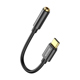 Προσαρμογέας USB Baseus L54 USB-C - Jack 3.5mm Μαύρο (6953156297845)