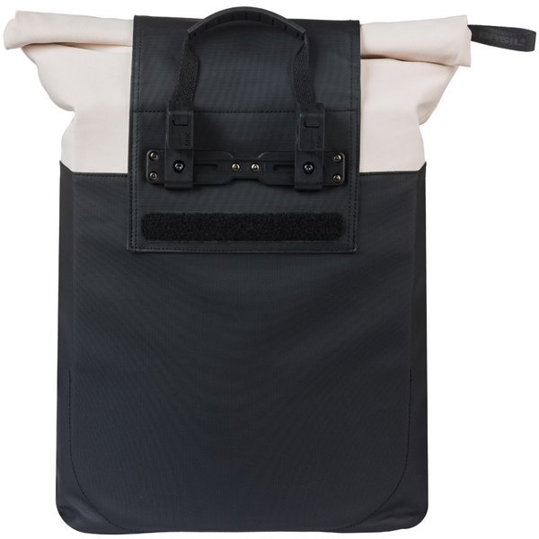 Basil Τσάντα Ποδηλάτου Vive Shopper, MIK Hooks System, 15-20L, Αδιάβροχη, Off-White/Black