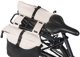 Basil Clove Διπλή Τσάντα Σχάρας Ποδηλάτου, 28-35L, Universal Bridge System, Off-White/Black