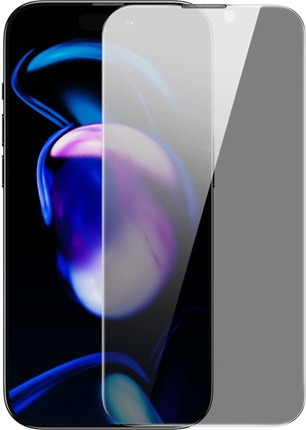 Tempered Glass Baseus Privacy 0.3mm με πλαίσιο εγκατάστασης για Apple iPhone 14 Pro