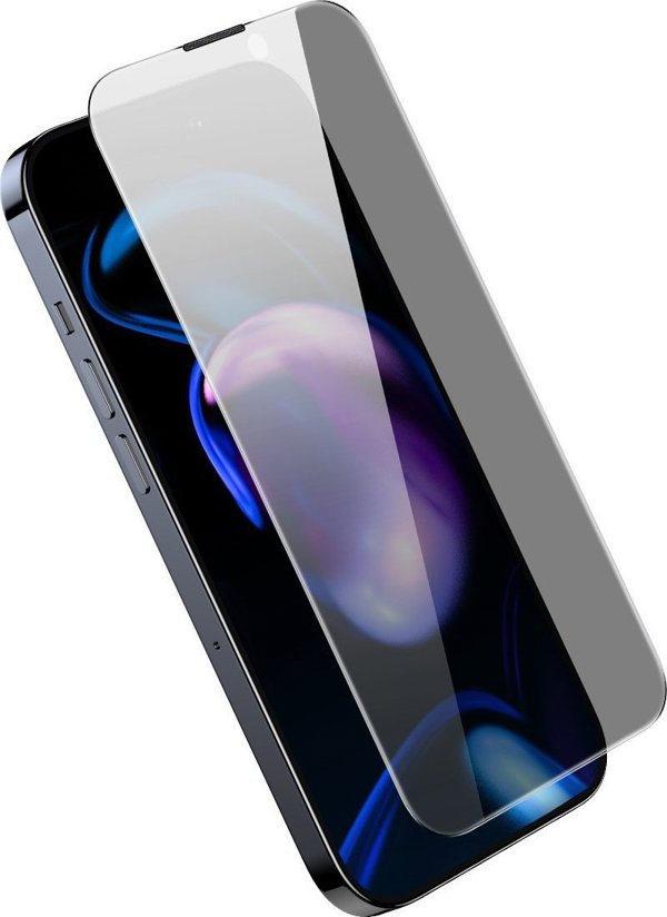 Tempered Glass Baseus Privacy 0.3mm με πλαίσιο εγκατάστασης για Apple iPhone 14 Pro