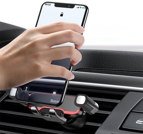 Baseus car holder Mr Hui black to the car grille