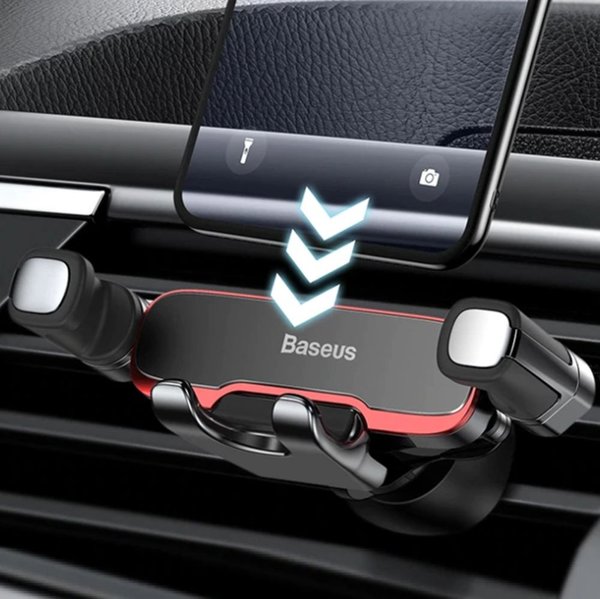 Baseus car holder Mr Hui black to the car grille