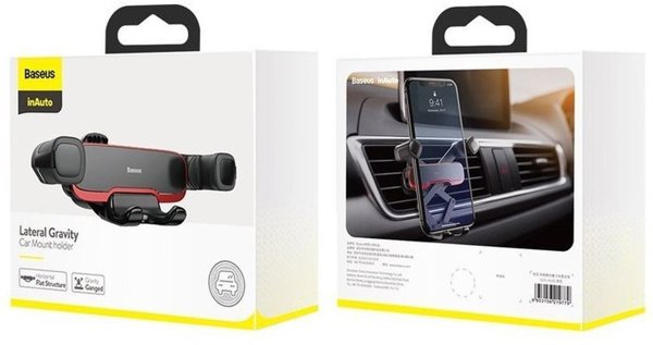 Baseus car holder Mr Hui black to the car grille