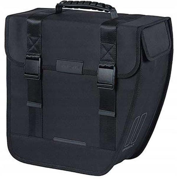 Basil Tour Single Pannier Bag, Αδιάβροχη Τσάντα Ποδηλάτου 14L, Hook On System, Μαύρο Χρώμα (Δεξιά)