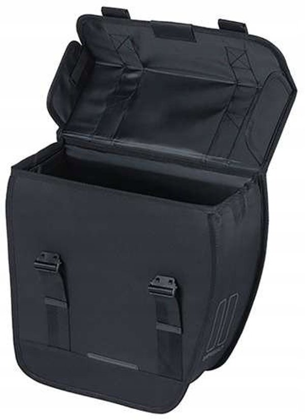 Basil Tour Single Pannier Bag, Αδιάβροχη Τσάντα Ποδηλάτου 14L, Hook On System, Μαύρο Χρώμα (Δεξιά)