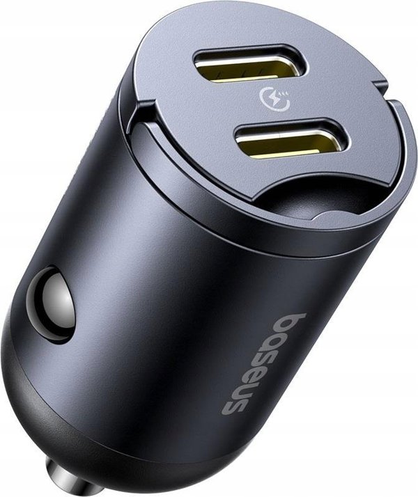 Baseus Mini Tiny Star 2C PD car charger 1x USB-C - USB-C port 30W black